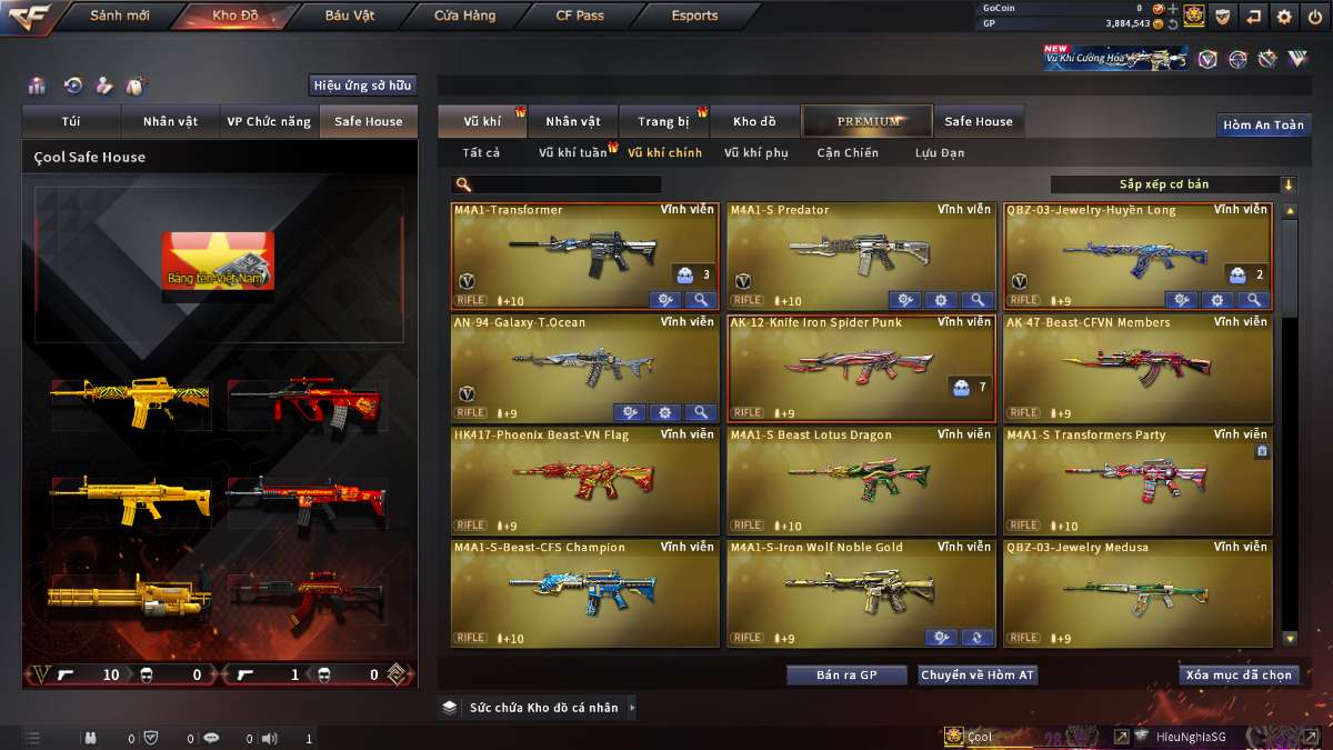 shop acc cf uy tin gia re